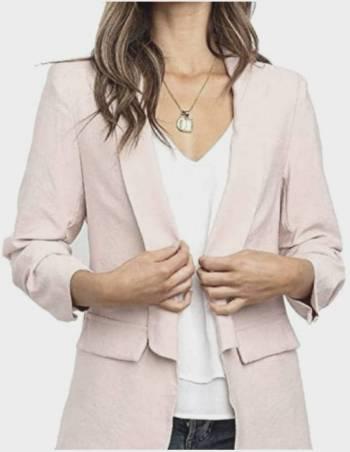 Blazer ela rosa clarito