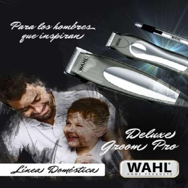 COMBO DELUXE WAHL , MAQUINA + PATILLERA + TRIMMER