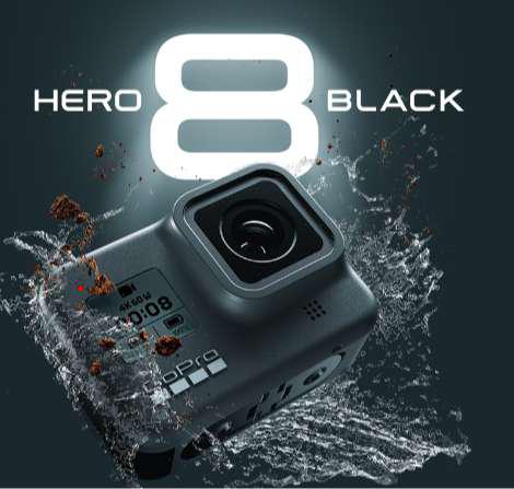 Camara Gopro 8 Hero Black + 32 GB + kit 50 Accesorios