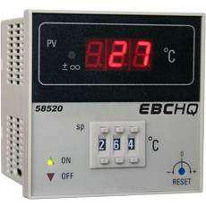 Controlador de temperatura Entrada J 110/220VAC, 96x96mm