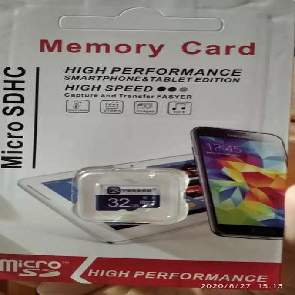 Memorias micro SD originales clase 10 32 GB a 25 mil.pesos