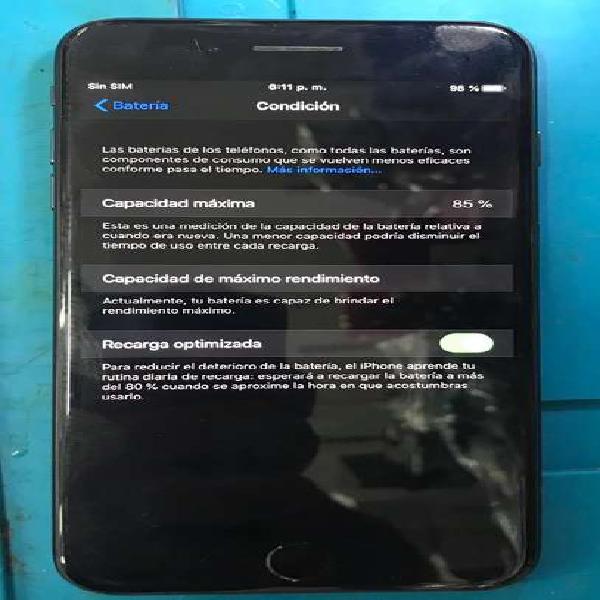 Vendo iphone 8plus de 256 gigas