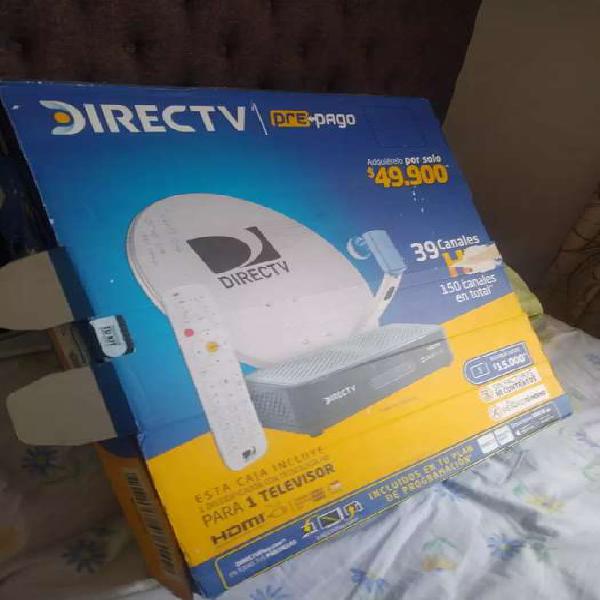 Antena DIRECT TV completa + decodificador + Adaptador DC +