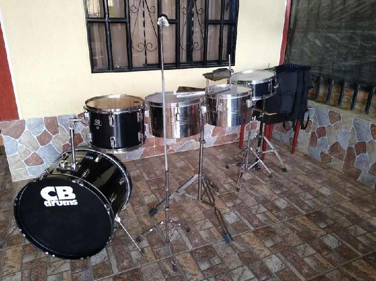 Batería conTimbal de orquesta y vallenato CB drums