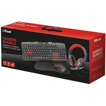 COMBO 22312 4 EN 1 GAMER TRUST ZIVA TECLADO+AUDI+MOUSE+PAD