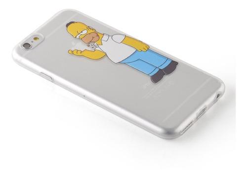 Carcasa Estuche Simpson iPhone 6 Plus Homero Sellada
