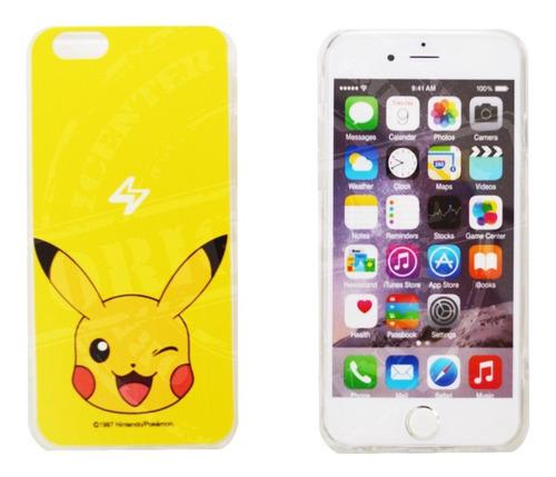 Carcasa iPhone 6 6s Estuche Forro Pokemon Pikachu Pokebola
