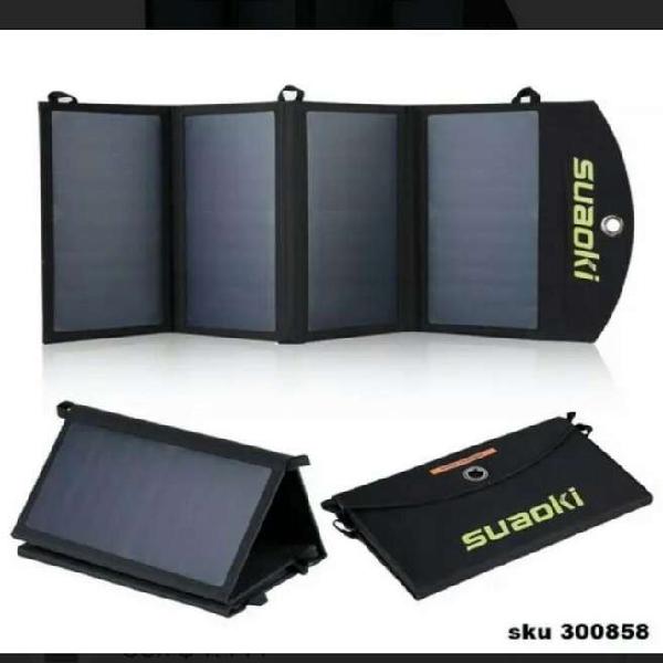 Cargador Solar Portátil Suaoki Plegable