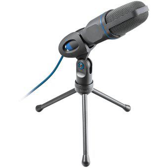 Microfono Mico Usb para Pc y Portatil Azul Trust 23790