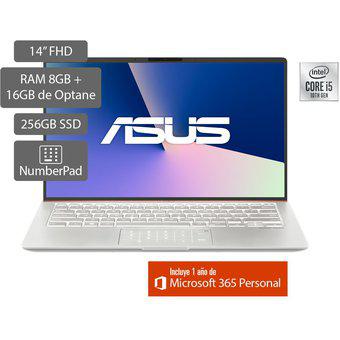 Portátil Asus Zenbook UX433FAC Corei5 8GB 256 SSD + 16GB