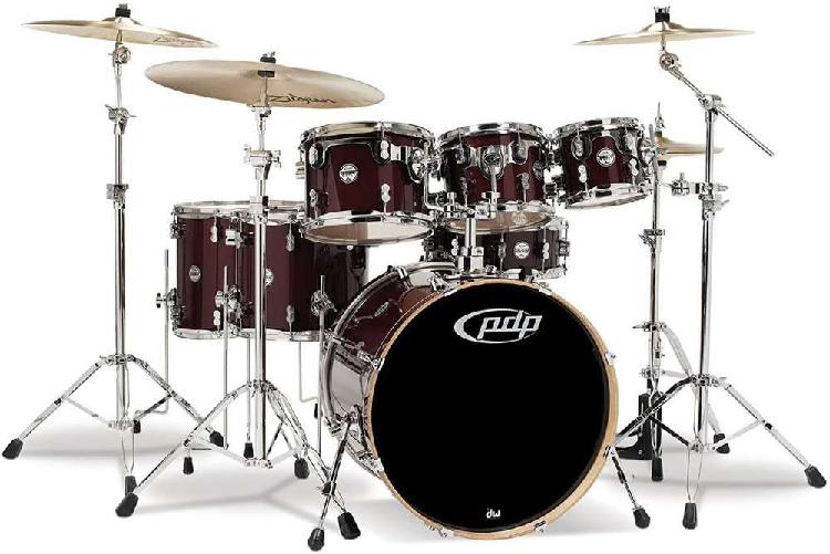 Batería - PDP Pacific Drums 7 piece Maple Shell Set (Red to