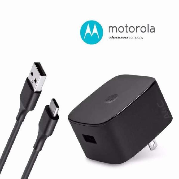 Cargador Motorola Original + Cable Tipo C