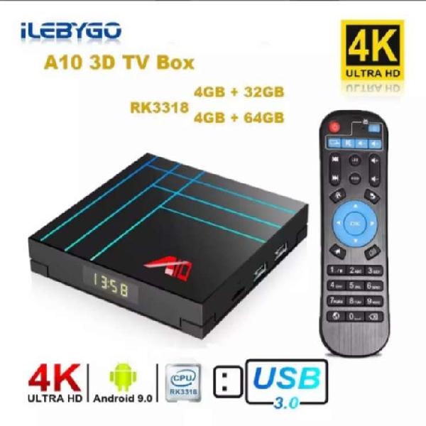 Tv Box 4k 32gb Ram 4gb Quad Core Convierte Tv A Smart T.