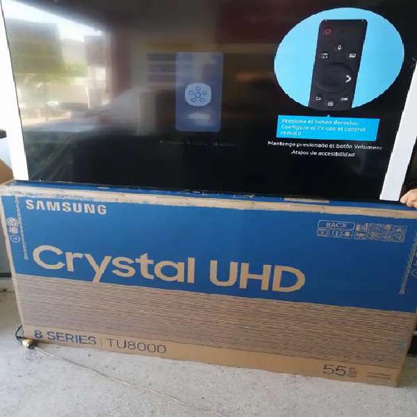 Vendo tv samsung smart 55 ultra uhd 4k 2020 pantalla cristal