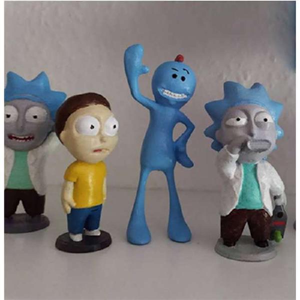 Coleccion Figuras Rick Y Morty X 4 Und