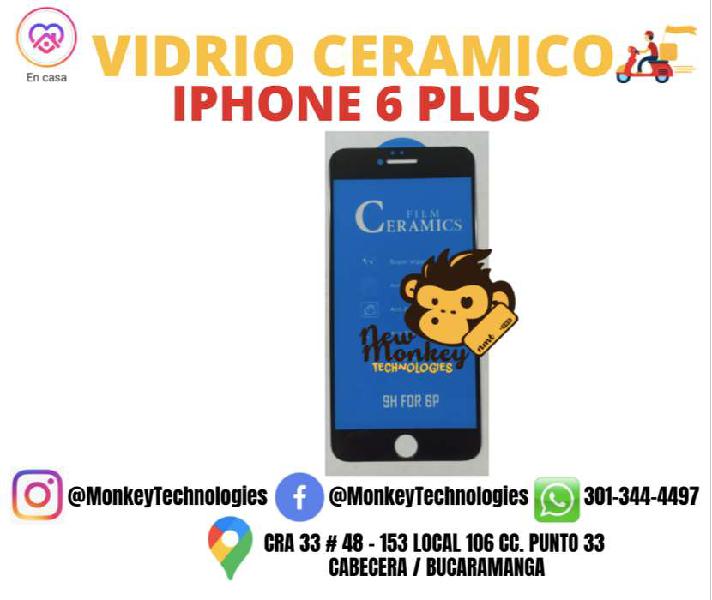IPHONE VIDRIO IRROMPIBLE CERAMICO 6 PLUS/6S PLUS