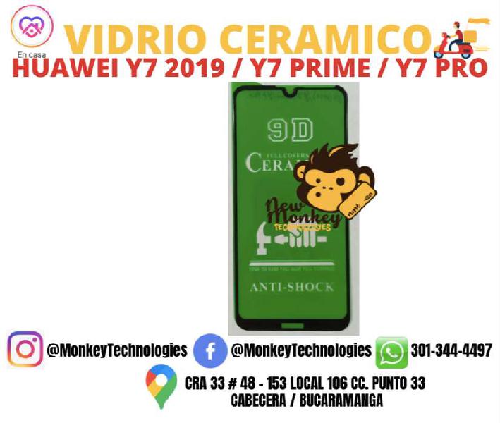VIDRIO CERÁMICO ORIGINAL PARA Y7 2019/Y7 PRIME/Y7 PRO