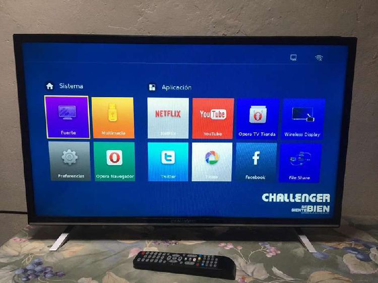 Vendo televisor challenger smart tv