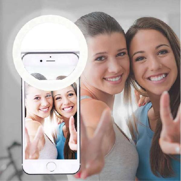 Aro de Luz Led Selfie para Celular, Table. Recargable
