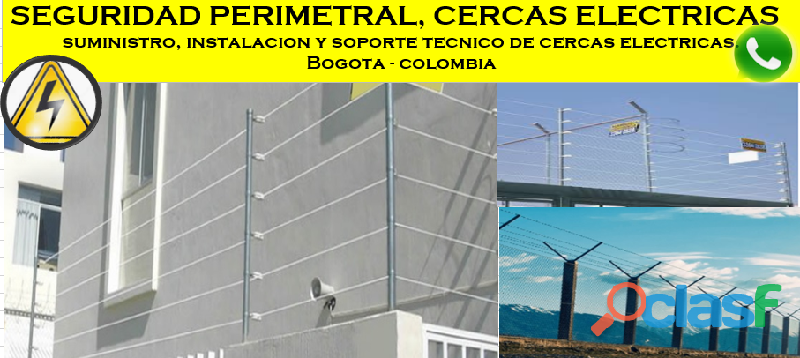 Cercas eléctricas Bogotá, seguridad perimetral Bogotá,