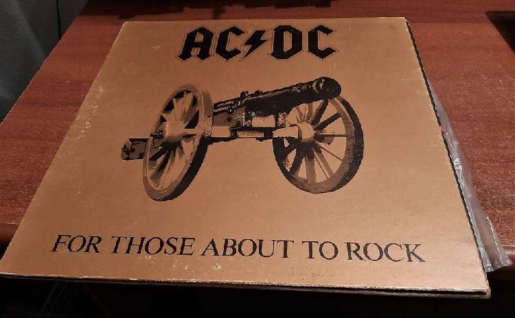 Ac / Dc For Those About To Rock... Vinilo Venezolano 1981