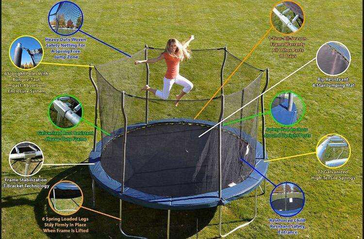 Brinca brinca trampolin 12 pies