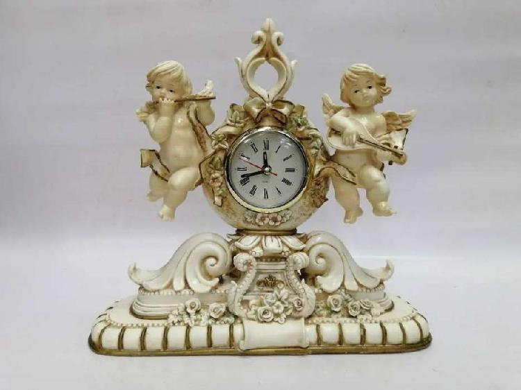 Reloj De Mesa Italy Santini Marmolina Ángeles Cantores 1950