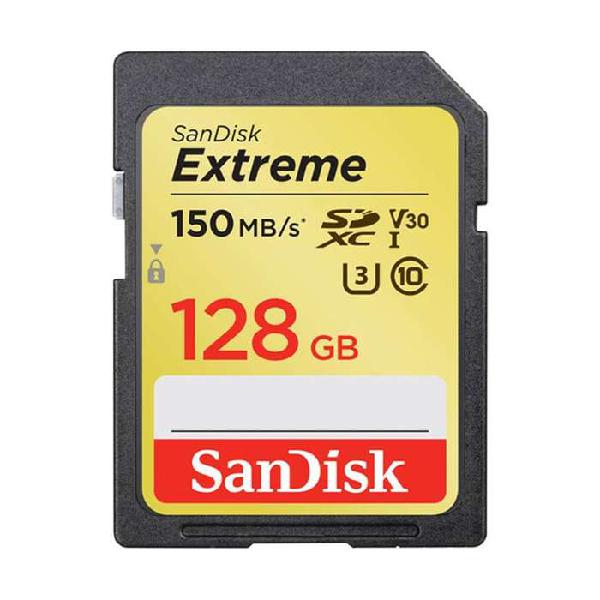 Tarjeta de memoria SanDisk SD de 128-GB
