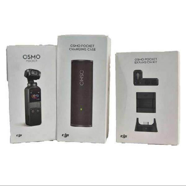 Kit Dji Osmo Pocket + Expansion Kit + Charging Case