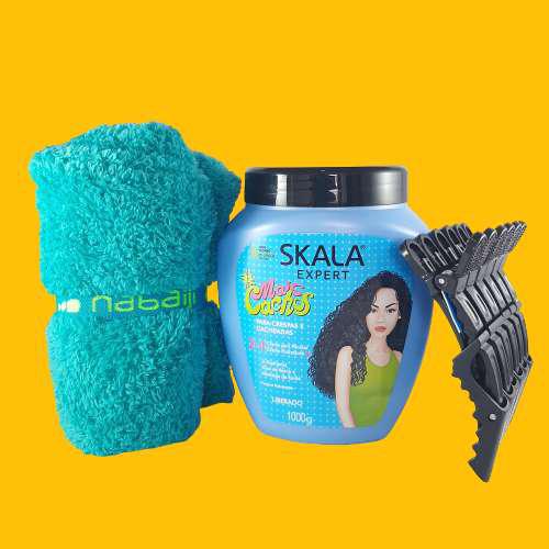 Kit Para Rizos Mais Cachos+ Toalla Microfibra+ pinzas(6)