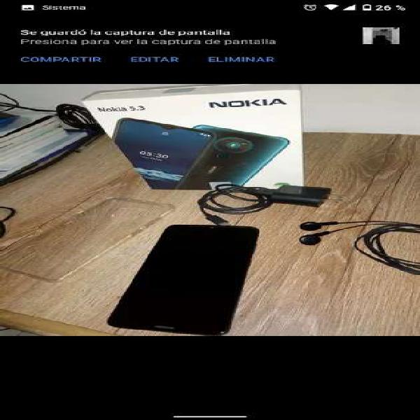 Nokia 5.3 con 15 días de comprado