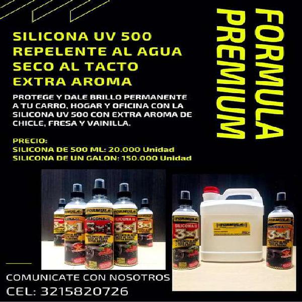 Silicona uv 500 formula premium