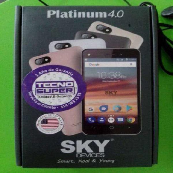 celular sky platinum 4.0 doble sim como nuevo