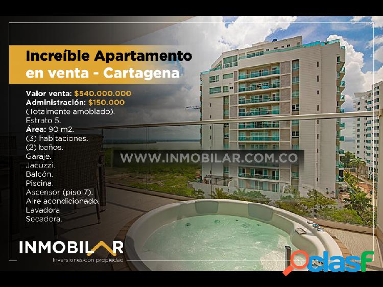 Increíble Apartamento en venta - Cartagena