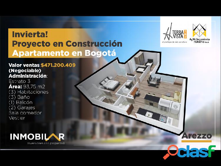 Invierta! Proyecto en Construcción, Apartamento en Bogotá