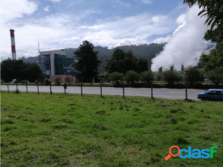 VENDO LOTE INDUSTRIAL. AREA 2.000 m2 PAIPA - BOYACA