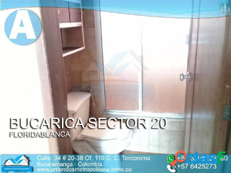 ARRIENDO APARTAMENTO BUCARICA SECTOR 20 FLORIDABLANCA