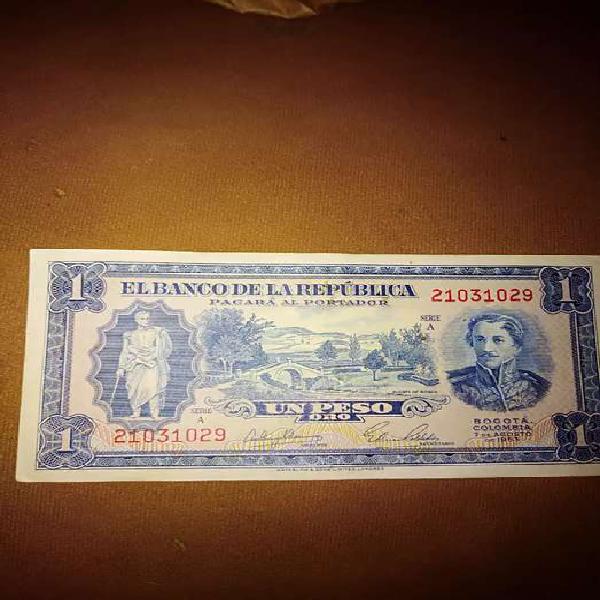 Billete de un peso de 7 agosto de 1953