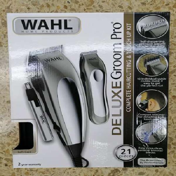 KIT WHAL DELUXE GROOM PRO 21 PIEZAS ORIGINAL 1 AÑO DE