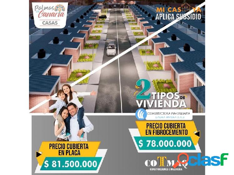 Proyecto Conjunto Residencial Palmas de Canaria Casas Etapa