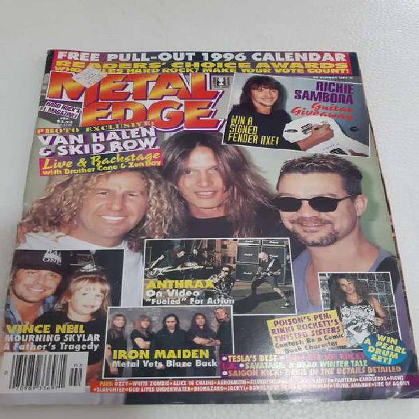 Revista Metal edge 1996