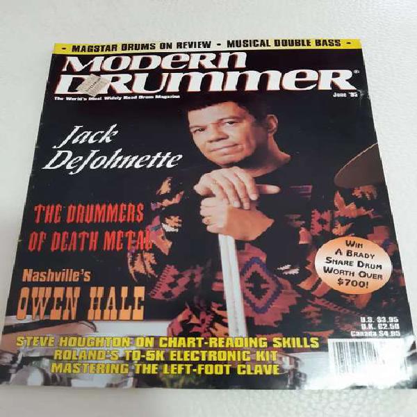 Revista Modern drummer 1995