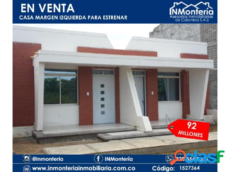 SE VENDE CASA PARA ESTRENAR MARGEN IZQUIERDA