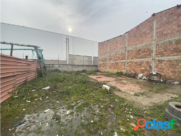 VENTA DE LOTE ZONA INDUSTRIAL Y/O COMERCIAL MOSQUERA