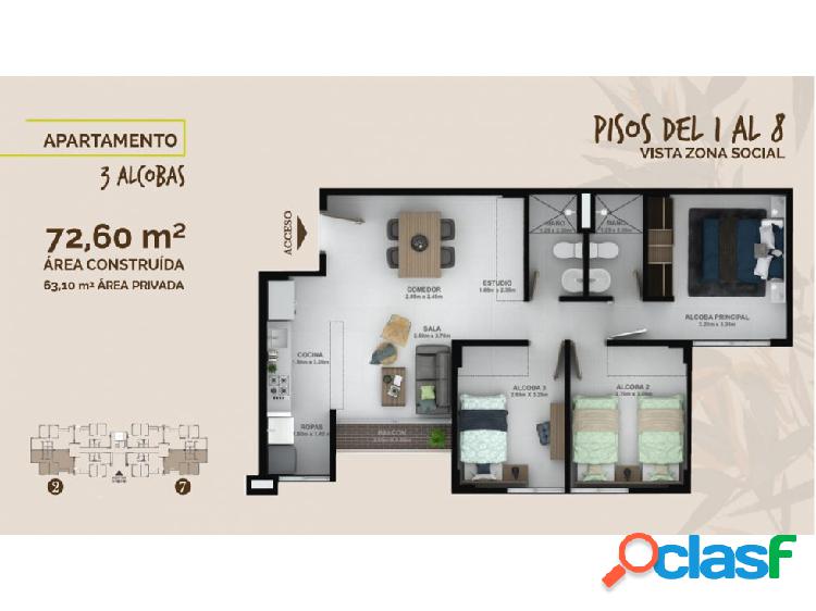 Venta Apartamento Pereira (Cesión)