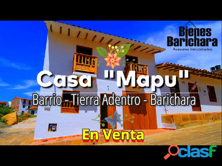 Vendo CasaMapu TierraAdentro Barichara