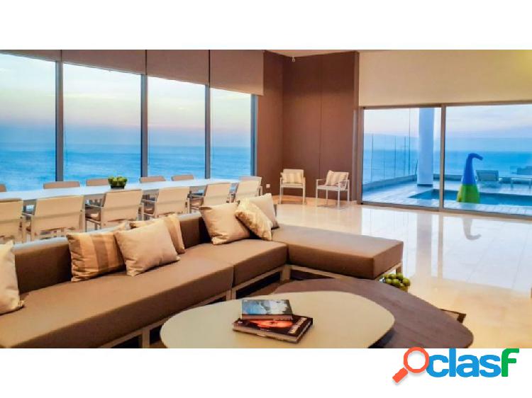 Apartamento con vista panoramica en primera linea de playa -