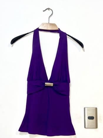 Blusa purpura oscuro studio f