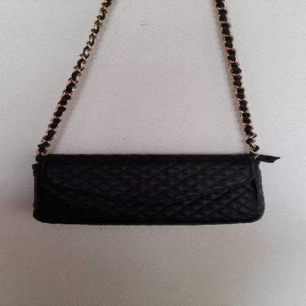 Bolso negro macoly cruzado