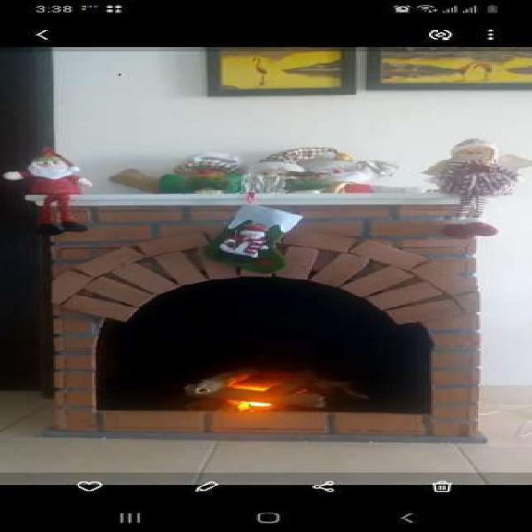 Chimenea navideña
